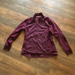 Womens adidas zip up running jacket